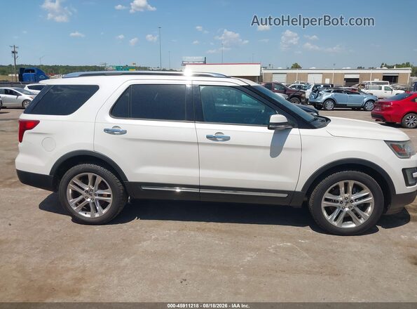 1FM5K8FHXGGD10147 2016 FORD EXPLORER White Rear interior view