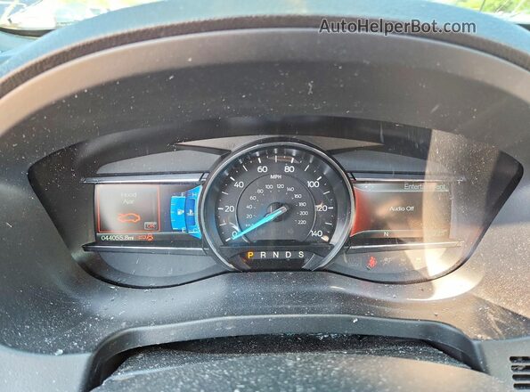 1FM5K8FHXHGC08932 2017 FORD EXPLORER Blue Widok zestawu wskaźników