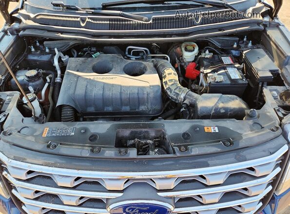 1FM5K8FHXHGC08932 2017 FORD EXPLORER Blue Widok komory silnika