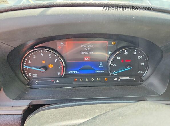 1FM5K8FW9MNA06362 2021 FORD EXPLORER Синий Вид щитка приборов