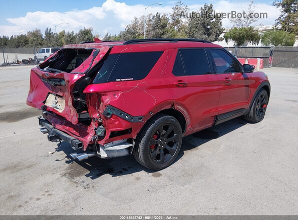 1FM5K8GC0LGA03535 2020 FORD EXPLORER Burgundy Задня права чверть