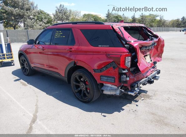 1FM5K8GC0LGA03535 2020 FORD EXPLORER Burgundy Задня ліва чверть