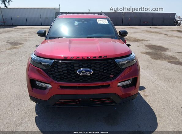 1FM5K8GC0LGA03535 2020 FORD EXPLORER Burgundy Вид задньої частини салону