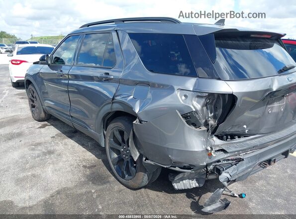1FM5K8GC1MGC47325 2021 FORD EXPLORER Gray Widok z przodu