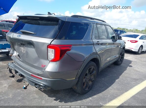 1FM5K8GC1MGC47325 2021 FORD EXPLORER Gray Tył prawy