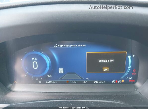1FM5K8GC1MGC47325 2021 FORD EXPLORER Gray Widok tylnych siedzeń