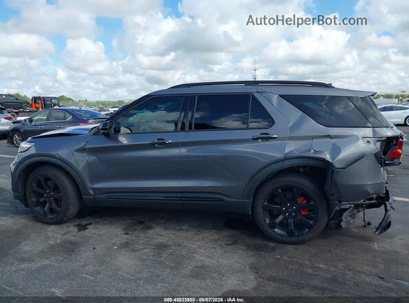 1FM5K8GC1MGC47325 2021 FORD EXPLORER Gray Widok wnętrza 360 stopni