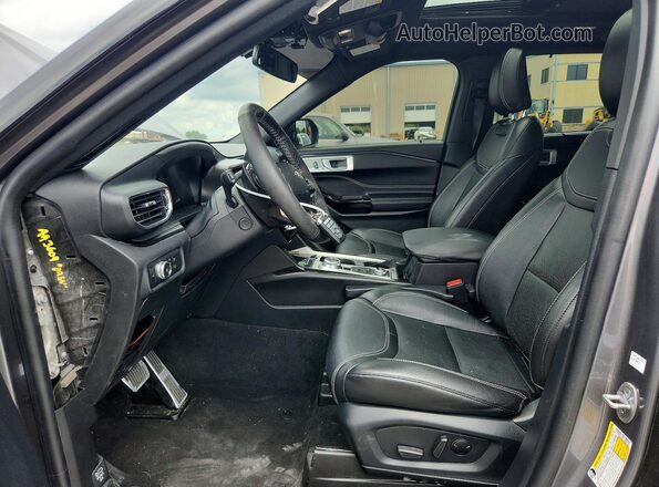 1FM5K8GC1NGA41598 2022 FORD EXPLORER Gray Front interior view