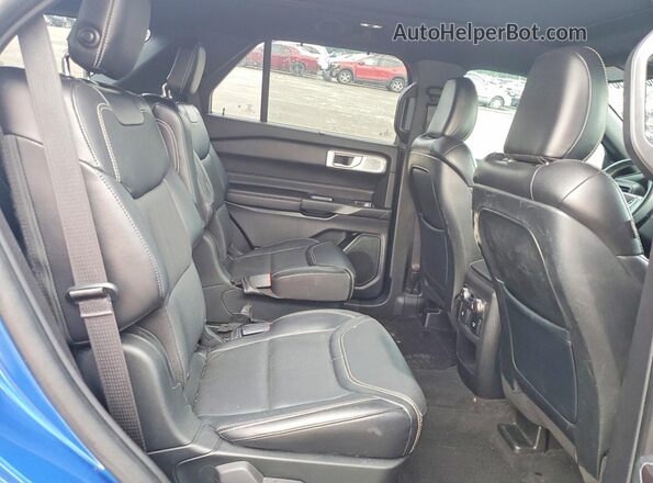 1FM5K8GC2LGA98535 2020 FORD EXPLORER Blue Սալոնի հետևի տեսք