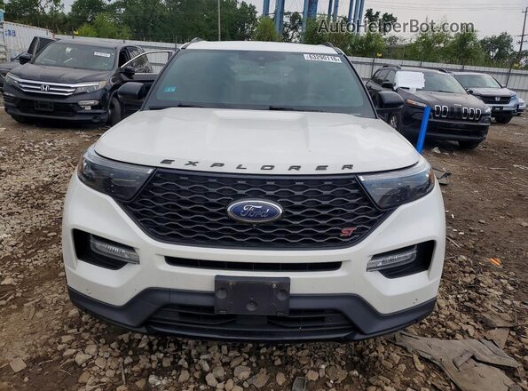 1FM5K8GC2LGB09968 2020 FORD EXPLORER White Vista frontal