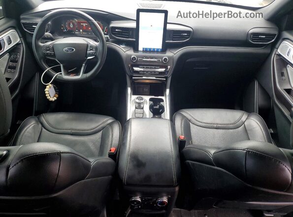 1FM5K8GC2LGB09968 2020 FORD EXPLORER White Vista del salpicadero