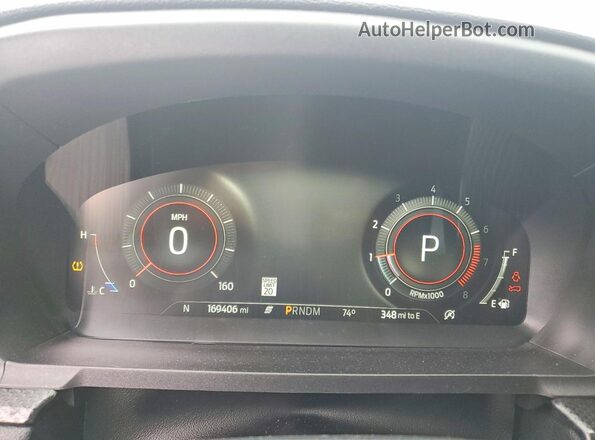 1FM5K8GC2LGB09968 2020 FORD EXPLORER White Vista del cuadro de instrumentos