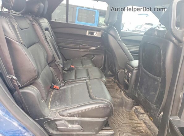1FM5K8GC2LGB44512 2020 FORD EXPLORER Blue Rear interior view