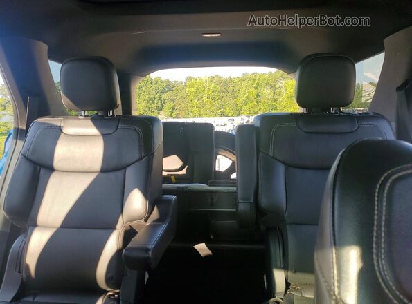 1FM5K8GC2MGA79081 2021 FORD EXPLORER Blue უკანა სავარძლების ხედი