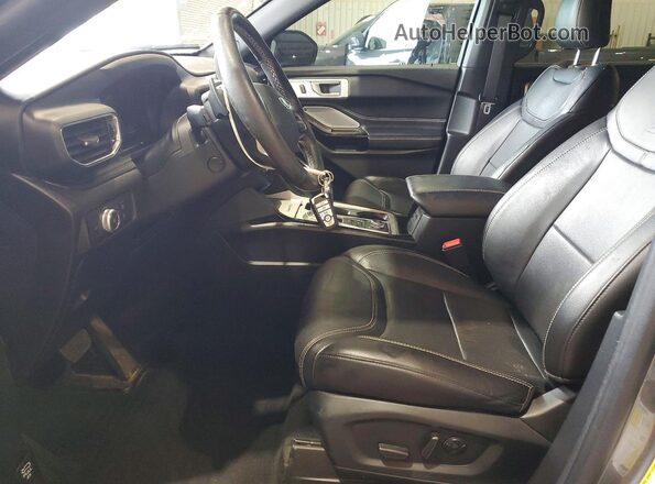 1FM5K8GC2MGB78788 2021 FORD EXPLORER Gray წინა სალონის ხედი