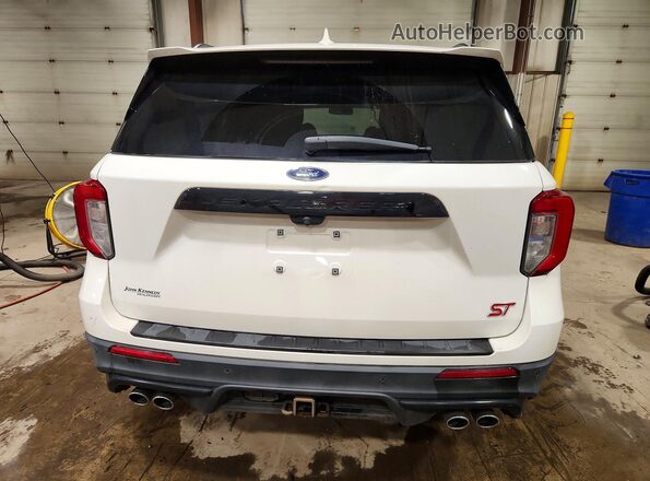 1FM5K8GC2NGA71838 2022 FORD EXPLORER White Հետևի տեսք