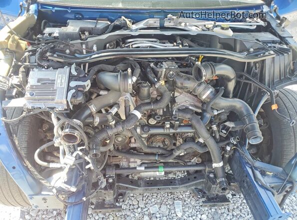1FM5K8GC2NGB27180 2022 FORD EXPLORER Blue ძრავის განყოფილების ხედი