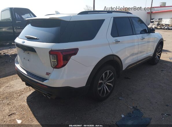 1FM5K8GC3LGB53980 2020 FORD EXPLORER White Tył prawy