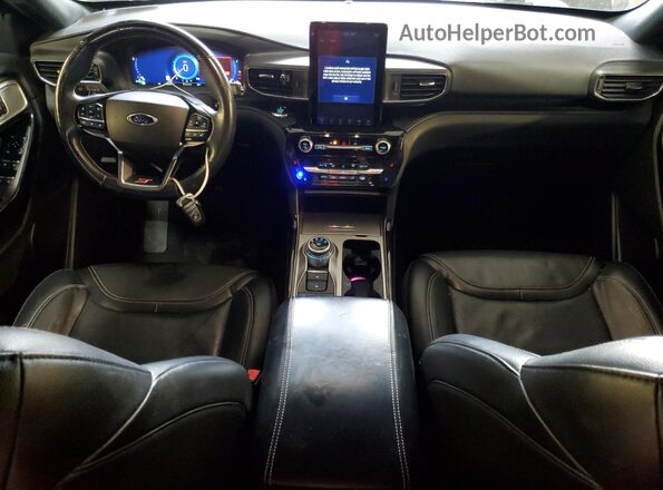 1FM5K8GC3MGA26339 2021 FORD EXPLORER Серый Вид панели приборов