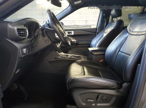 1FM5K8GC3MGA26339 2021 FORD EXPLORER Серый Вид салона спереди