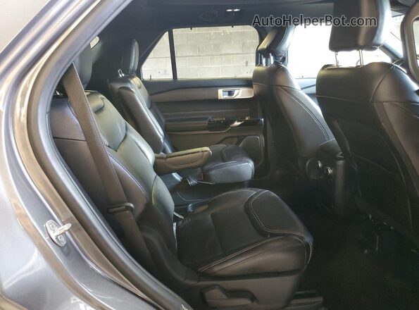 1FM5K8GC3MGA26339 2021 FORD EXPLORER Серый Вид задней части салона