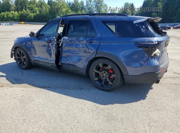 1FM5K8GC3MGC33006 2021 FORD EXPLORER Blue უკანა მარცხენა