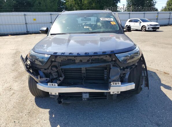 1FM5K8GC3MGC33006 2021 FORD EXPLORER Blue წინა ხედი
