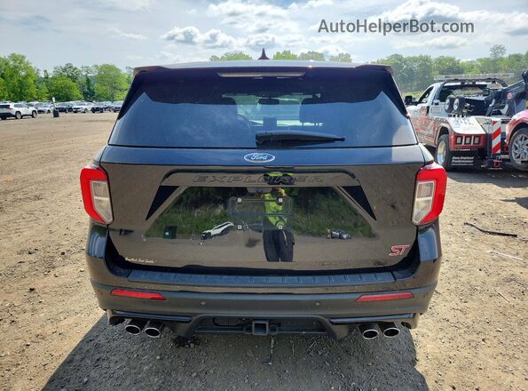 1FM5K8GC3NGA19814 2022 FORD EXPLORER Черный Вид сзади