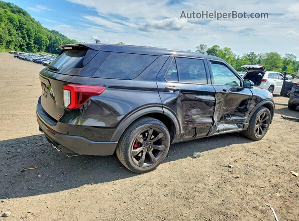 1FM5K8GC3NGA19814 2022 FORD EXPLORER Черный Задняя правая четверть