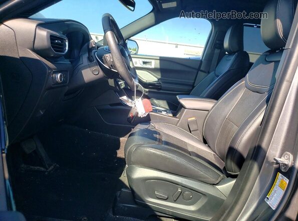1FM5K8GC3NGC21178 2022 FORD EXPLORER Gray Вид салону спереду