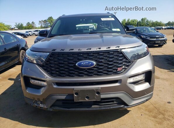 1FM5K8GC3NGC21178 2022 FORD EXPLORER Gray Вид спереду