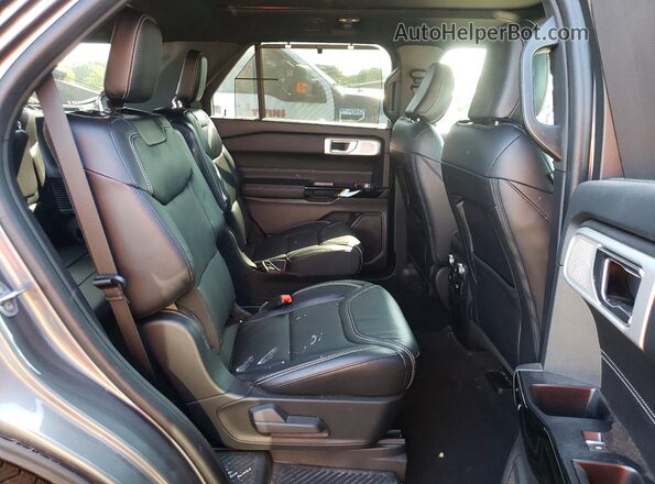 1FM5K8GC3NGC21178 2022 FORD EXPLORER Gray Вид задньої частини салону