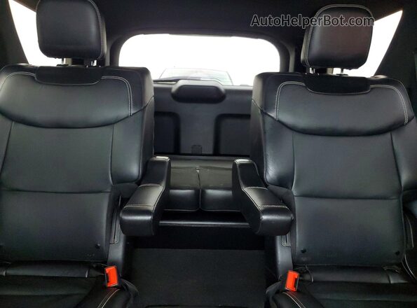 1FM5K8GC4LGA40796 2020 FORD EXPLORER Black უკანა სავარძლების ხედი