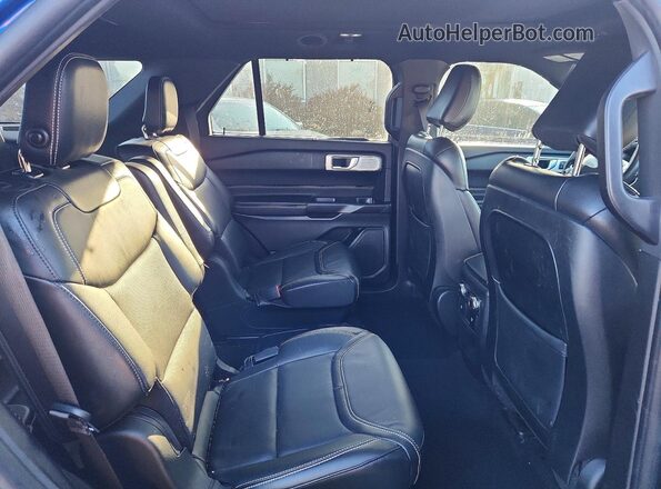 1FM5K8GC4LGA60594 2020 FORD EXPLORER Синий Вид задней части салона