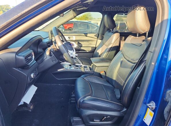 1FM5K8GC4LGA60594 2020 FORD EXPLORER Синий Вид салона спереди
