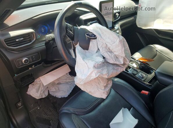 1FM5K8GC4MGA66252 2021 FORD EXPLORER Blue Vista del salpicadero