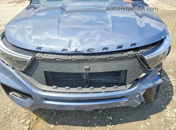 1FM5K8GC4MGA66252 2021 FORD EXPLORER Blue Vista interior trasera