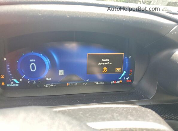 1FM5K8GC4MGA66252 2021 FORD EXPLORER Blue Vista del cuadro de instrumentos