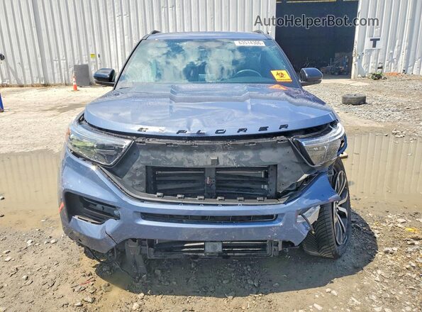 1FM5K8GC4MGA66252 2021 FORD EXPLORER Blue Vista frontal
