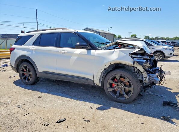 1FM5K8GC4MGA83357 2021 FORD EXPLORER Белый Передняя правая четверть
