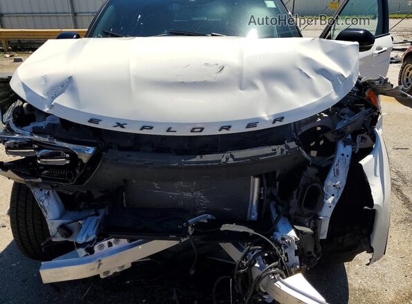 1FM5K8GC4MGA83357 2021 FORD EXPLORER Белый Вид подкапотного пространства