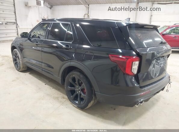 1FM5K8GC4NGA25427 2022 FORD EXPLORER Black Задня ліва чверть