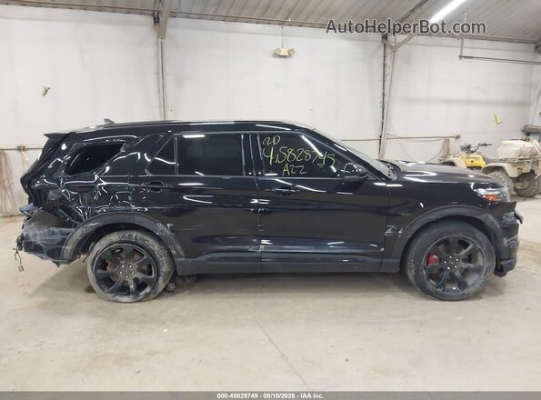 1FM5K8GC4NGA25427 2022 FORD EXPLORER Black Вид задньої частини салону