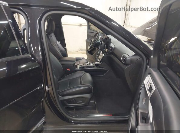1FM5K8GC4NGA25427 2022 FORD EXPLORER Black Вид салону спереду