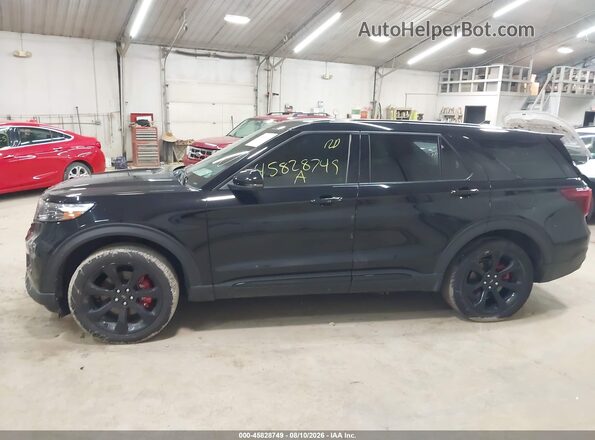 1FM5K8GC4NGA25427 2022 FORD EXPLORER Black Панорамний вид салону 360°