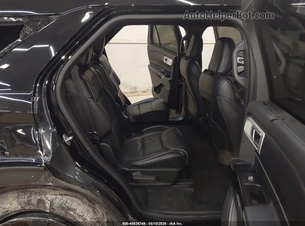 1FM5K8GC4NGA25427 2022 FORD EXPLORER Black Вид наклейки з VIN-кодом