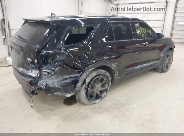 1FM5K8GC4NGA25427 2022 FORD EXPLORER Black Задня права чверть
