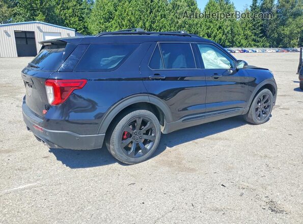 1FM5K8GC4NGA39344 2022 FORD EXPLORER Black უკანა მარჯვენა