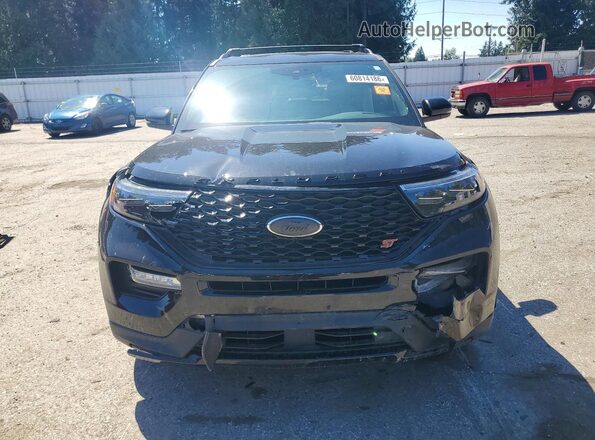 1FM5K8GC4NGA39344 2022 FORD EXPLORER Black წინა ხედი