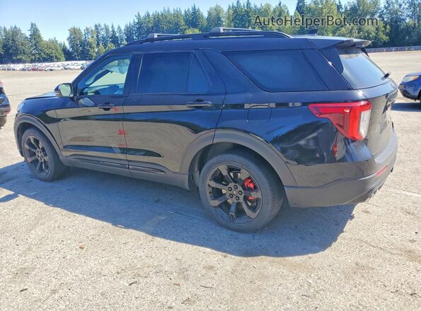 1FM5K8GC4NGA39344 2022 FORD EXPLORER Black უკანა მარცხენა